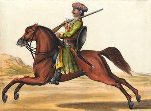 Einer der einheimischen Kavallerie im Dienst des Nawaab, um 1780