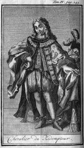 Ritterorden. Ritter des Erlösers oder des kostbaren Blutes Jesu im Herzogtum Mantua (Mantova) im 17. Jahrhundert. In „History of military orders or knights, of the secure and routine militias of both sexes, which have been established so far