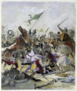 Otto I. (912-973) überrascht von den Rebellen in Rom - in „Histoire des papes“ von Maurice Lachatre von Unknown artist