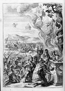 Ovid (Ovidius) - Illustration für Buch 15 - (P. Ovidii Nasonis Metamorphose libri XV mit Anmerkungen von TH. Farnabii.) Anmerkung von Thomas Farnaby (Farnabia) (1575-1647) von Unknown artist