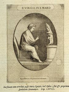 P. Virgilius S. Maro in „Muster von Kameen oder Steinen“