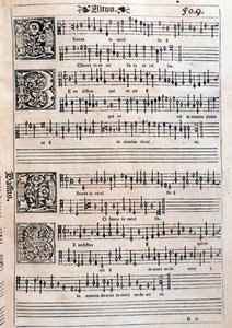 Seite aus Liber octo missarum (1541) von Unknown artist