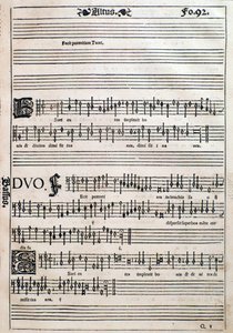 Seite aus Liber octo missarum (1541) von Unknown artist
