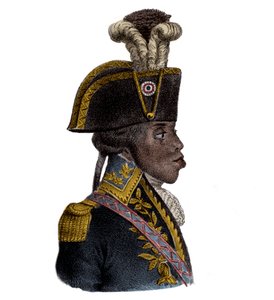 Porträt von François Dominique Toussaint Louverture, haitianischer General und Befreier