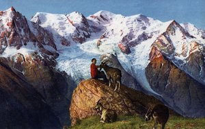 Planpraz, Blick auf den Mont Blanc, Chamonix