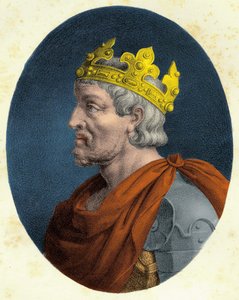 Porträt von Pippin dem Kurzen (ca. 714-768)