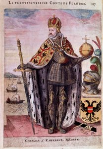 Ganzkörperporträt von Karl V. von Unknown artist