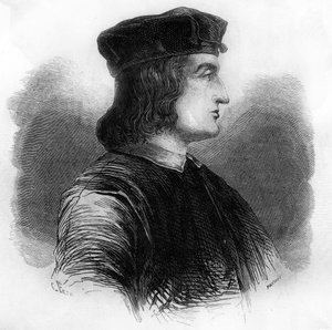 Porträt von Aldo Manuzio (Alde Manuce) (1449-1515)