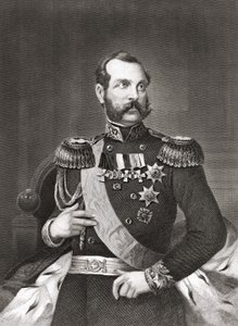 Porträt von Alexander II. Nikolajewitsch (1818 - 1881), Kaiser von Russland. von Unknown artist
