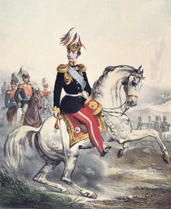Porträt von Alexander II. Nikolajewitsch (Farbstich) von Unknown artist
