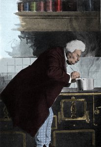 Porträt von Alexandre Dumas père (1802 - 1870) in den Öfen von Unknown artist