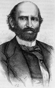 Porträt von Alexandre Glais-Bizoin (1800 - 1877). Gravur aus dem späten 19. Jahrhundert in „Histoire de France“ von H. Martin