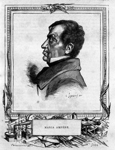 Porträt von Andre Marie Ampere (1775-1836), französischer Physiker