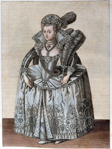 Porträt von Anne von Dänemark, Königin von England (Kopenhagen von Unknown artist