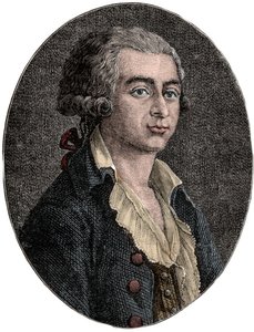 Porträt von Antoine Joseph Gorsas (1752-1793) französischer Journalist und Politiker von Unknown artist
