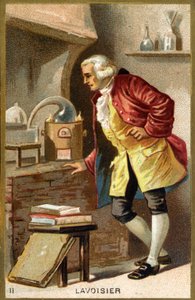 Porträt von Antoine Laurent de Lavoisier (1743 - 1794), französischer Chemiker.