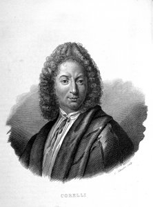 Porträt von Arcangelo Corelli (1653 - 1713) von Unknown artist