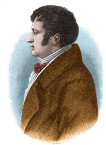 Porträt von August Wilhelm von Schlegel (1767-1845), deutscher Philosoph, Kritiker, Orientalist und Theoretiker der romantischen Bewegung. von Unknown artist