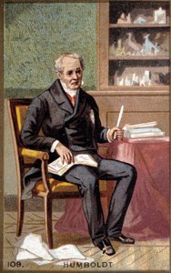 Porträt von Baron Alexander von Humboldt. von Unknown artist