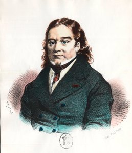 Porträt von Baron Larrey (1766 - 1842), französischer Militärchirurg und Erfinder des Krankenwagens. Gravur des 19. Jahrhunderts. Private Sammlung.