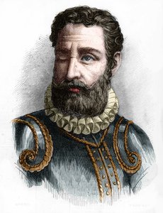 Porträt von Camoens Luis Vaz de Camoens, portugiesischer Dichter (1525-1580).