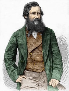 Porträt von Captain Speke, britischer Entdecker (1827 - 1864)