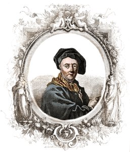 Porträt von Carle Van Loo (1705-1765), französischer Maler von Unknown artist
