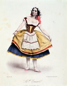 Porträt von Celestine Emarot in Guillaume Tell, Ballett von Gioacchino Rossini, ca. 1858