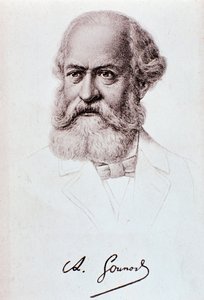 Porträt von Charles Gounod (1818-1893) englischer Komponist Zeichnung. 19. Jahrhundert. Mailand, biblioteca del conservatorio von Unknown artist