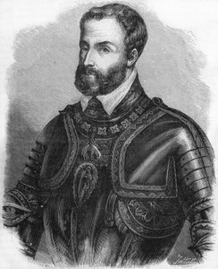 Porträt von Karl V. (1500-1558), Kaiser des Heiligen Römischen Reiches von 1519 bis 1556. Gravur des 19. Jahrhunderts. von Unknown artist