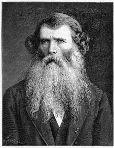 Porträt von Charles Victor Naudin, französischer Botaniker. (1815-1899). Gravur von 1898. in „La Nature. Revue der Wissenschaften und ihrer Anwendungen in Kunst und Industrie.“ von Unknown artist