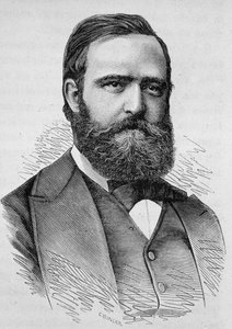 Porträt von Clément Duvernois. Gravur aus dem späten 19. Jahrhundert in „Histoire de France“ von H. Martin. von Unknown artist