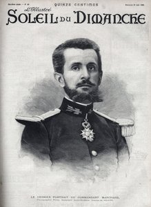 Porträt von Kommandant Jean Baptiste Marchand (1863-1934). Gravur in „Le sun-du-dimanche“, 25. Juni
