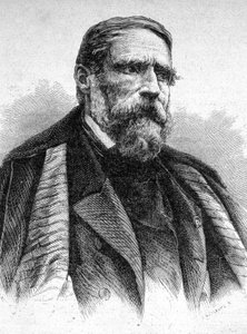 Porträt von Decamps, französischer Maler (1803 - 1860) - in „Les Contemporains“ (Gravur)