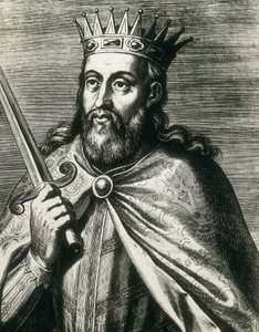 Porträt von Denis von Portugal (der Bauernkönig) (Gravur) von Unknown artist