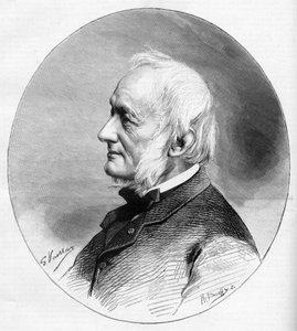 Porträt von Désiré Nisard (1806-1888), Schriftsteller und Mitglied der französischen Akademie, gewählt 1850