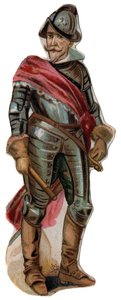 Porträt von Don Ferdinand (Fernando) Alvarez de Toledo, Herzog von Alba (Alba) (1507-1582). Chromolithographie, späte 19. Jahrhundert. von Unknown artist