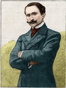 Porträt von Edmond Rostand (1868-1918), französischer Dichter und Dramatiker