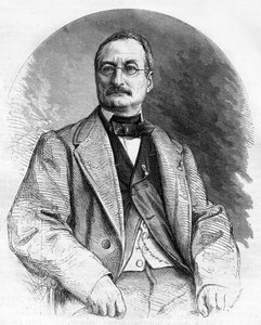 Porträt von Elie Berthet, französischer Schriftsteller des 19. Jahrhunderts von Unknown artist