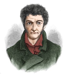 Porträt von Ernst Theodor Wilhelm Hoffmann (1776-1822), deutscher romantischer Schriftsteller. von Unknown artist