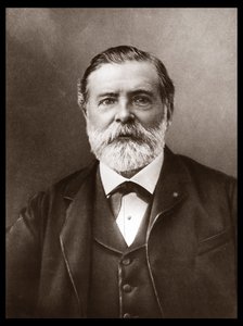 Porträt von Étienne-Jules Marey (1830-1904), englischer Wissenschaftler und Chronofotograf, Erfinder des Sphygmographen und Pionier der Fotografie und des Kinos. Foto von Nadar, Paul (1856-1939).