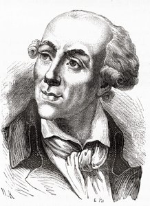 Porträt von Etienne Clavière (1768-1793), Finanzminister in der Girondistenregierung (März 1792) - in Histoire de France von Henri Martin von Unknown artist