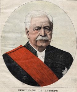 Porträt von Ferdinand de Lesseps (1805-1894), französischer Diplomat und Administrator von Unknown artist