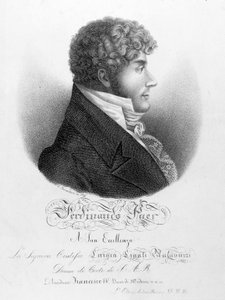 Porträt von Ferdinando Paer (1771 - 1839). Er war Kapellmeister von Napoleon I. und dann Direktor der Opéra Comique