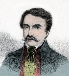 Porträt von Ferenc Deák (1803-1876), ungarischer Politiker - Gravur in „The Illustrous World“ von Unknown artist
