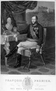 Porträt von Franz I., König der beiden Sizilien