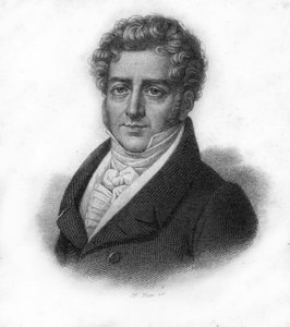 Porträt von François Adrien Boieldieu (1775-1834), französischer Komponist, Radierung des 19. Jahrhunderts von Unknown artist