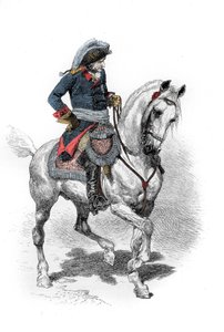 Porträt von Friedrich II. von Preußen (1712-1786), bekannt als Friedrich der Große. Gravur des 19. Jahrhunderts.