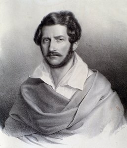 Porträt von Gaetano Donizetti (Stich)