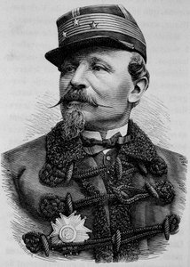Porträt von General Chanzy (1823 - 1883). Gravur aus dem späten 19. Jahrhundert in „Histoire de France“ von H. Martin von Unknown artist